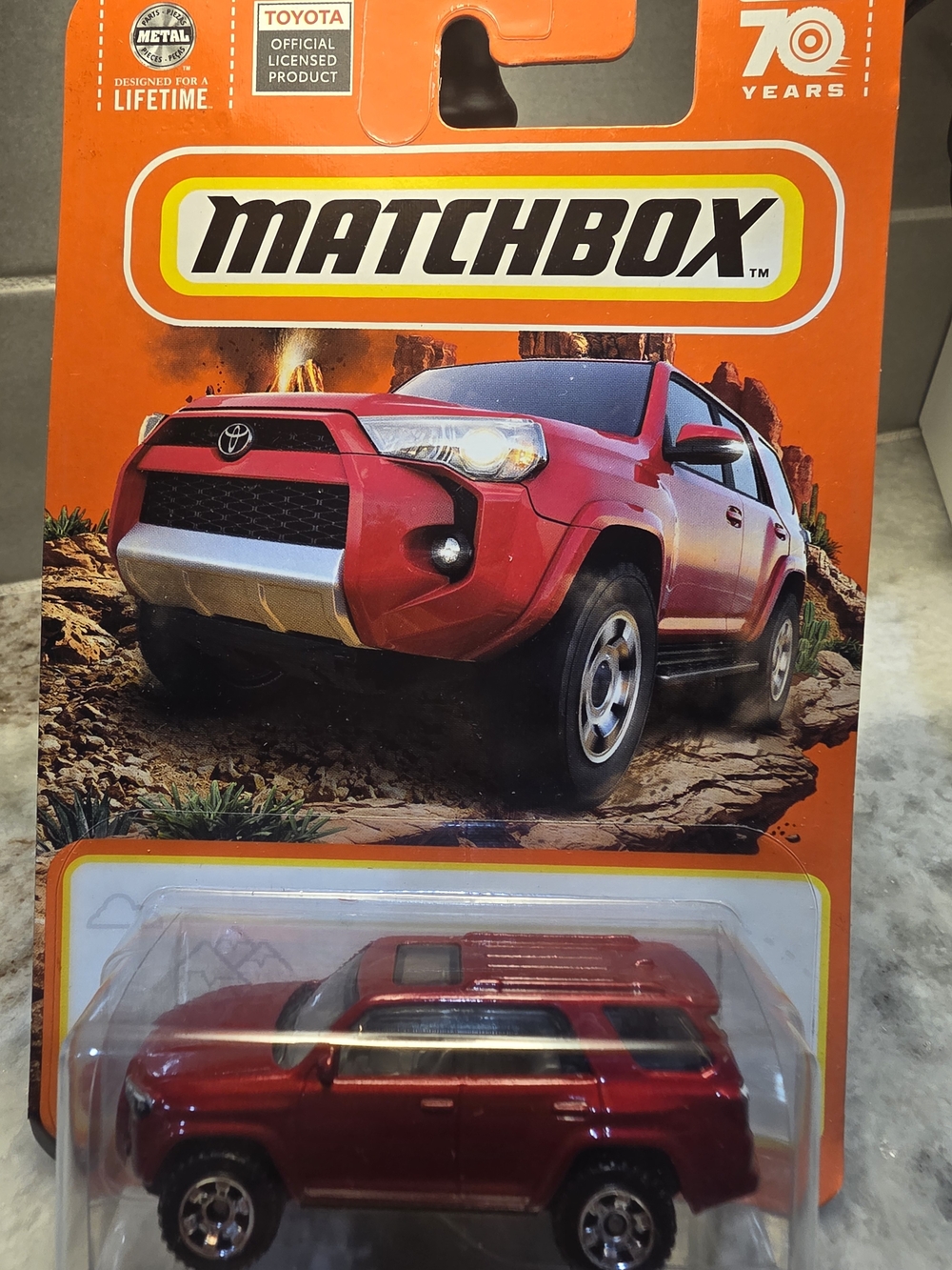 Matchbox Red Toyota 4Runner Die-Cast Toy SUV
